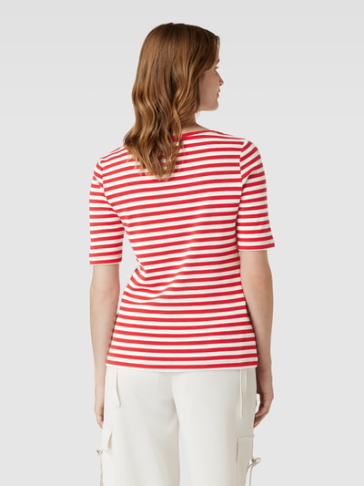 Montego T-Shirt mit Streifenmuster Rot 5