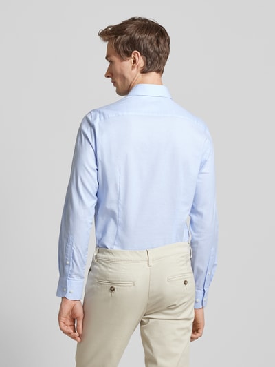 Tommy Hilfiger Tailored Business-Hemd mit Kentkragen Modell 'Parker' Blau 5