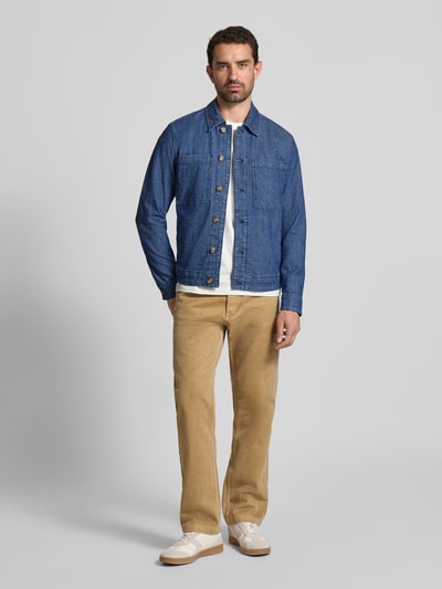 Marc O'Polo Regular fit jeansjack van katoenmix Jeansblauw - 1