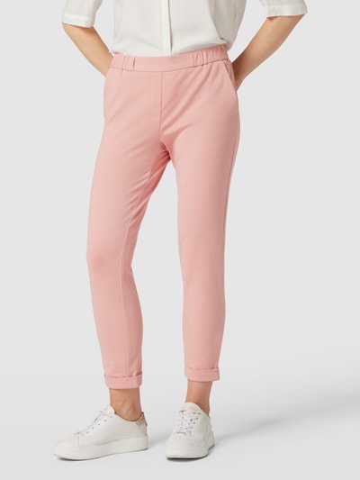 Christian Berg Woman Selection Stoffen broek met elastische band Rosé - 4