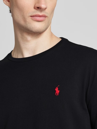 Polo Ralph Lauren Shirt met lange mouwen en labelstitching Zwart - 3