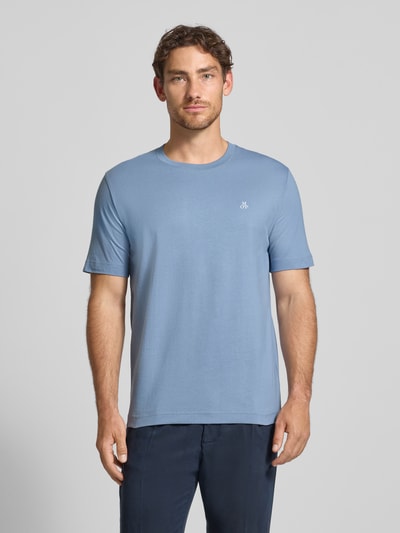 Marc O'Polo Regular Fit T-Shirt aus reiner Baumwolle Sky 4