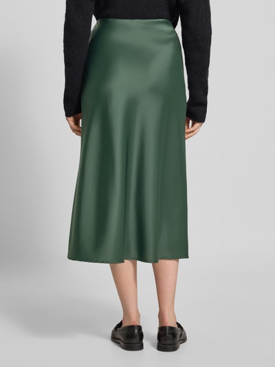 YAS Spódnica midi z plisami model ‘PELLA’ Ciemnozielony 5