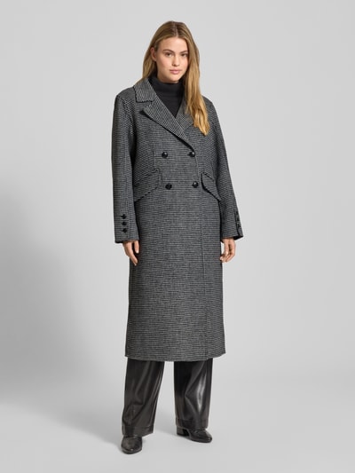 WITHBLACK Mantel mit Reverskragen BLACK 4