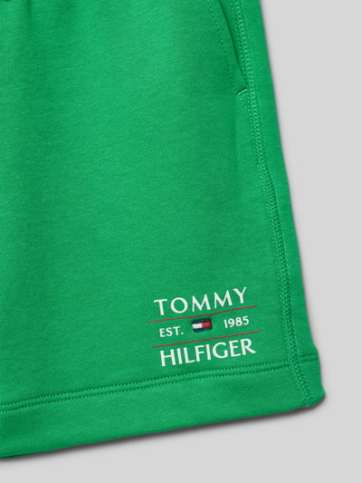 Tommy Hilfiger Kids Sweatshorts mit Label-Detail Gruen 2