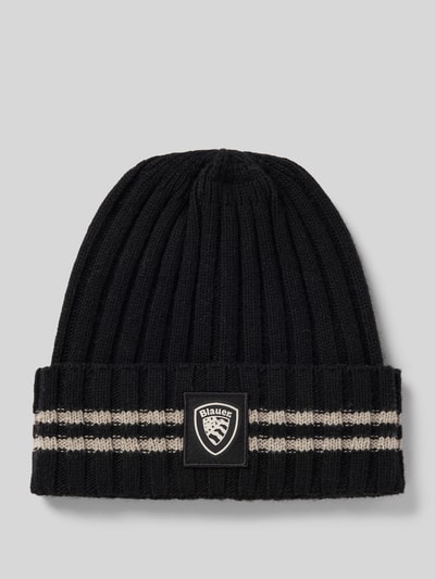 Blauer Usa Beanie van een mix van viscose en kasjmier Zwart - 1