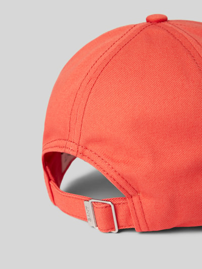 Gant Baseballpet met labelstitching, model 'UNISEX SHIELD HIGH CAP' Oranje - 3