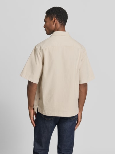 BOSS Orange Regular Fit Cordhemd aus Baumwoll-Mix Modell 'LAKITH_M' Beige 5