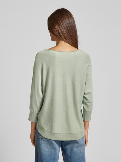 QS Gebreide pullover met 3/4-mouwen Lichtgroen - 5