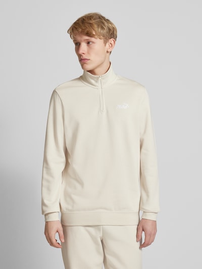 PUMA PERFORMANCE Sweatshirt mit Label-Stitching Offwhite 4