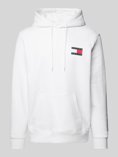 Tommy Jeans Hoodie mit Label-Print Weiss 2