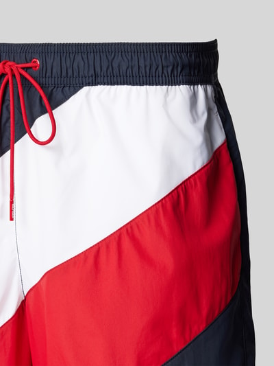 Tommy Hilfiger Badehose im Colour-Blocking-Design Dunkelblau 2