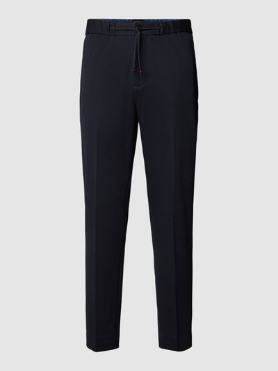 Scotch & Soda Stoffen broek met tunnelkoord Donkerblauw - 2