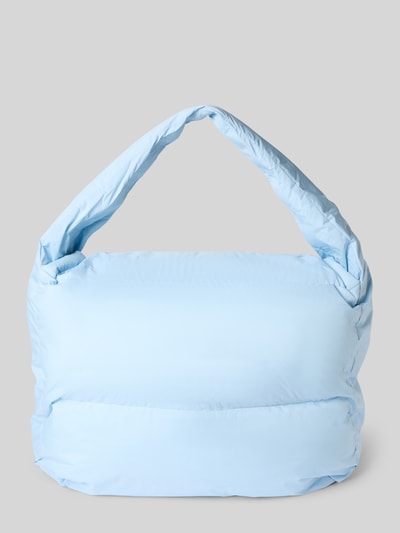 MADS NØRGAARD Handtasche mit Label-Patch und Tragegriff Hellblau 4