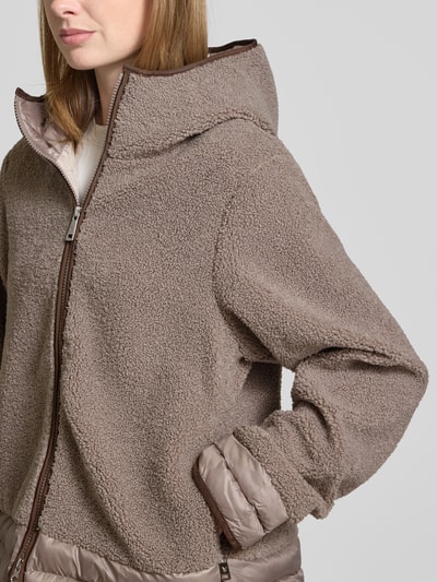 FUCHS SCHMITT Teddyjacke mit Kapuze Taupe 3