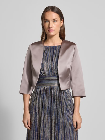 Vera Mont Kurzblazer mit offener Vorderseite Taupe 4