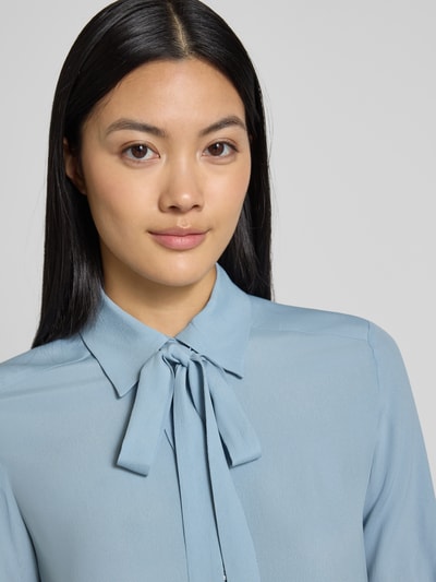 MAX&Co. Regular Fit Hemdbluse mit Seidenanteil Modell 'ATENEO' Bleu 3
