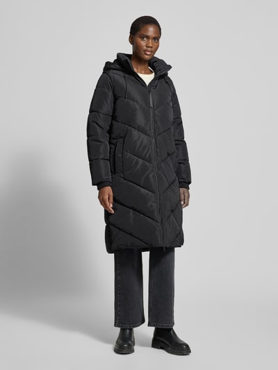 s.Oliver RED LABEL Gerader Steppmantel mit Kapuze Black 4
