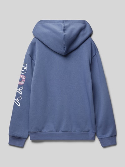 Roxy Regular fit hoodie met labelprint, model 'SURF FEELING' Rookblauw - 3