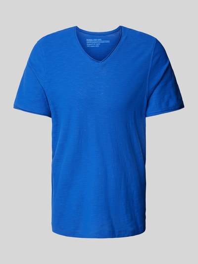 MCNEAL T-shirt z dekoltem w serek Królewski niebieski 2