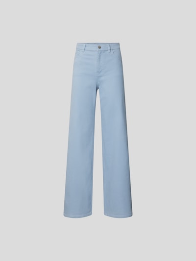 BAUM & PFERDGARTEN Wide Leg Jeans mit Brand-Detail Hellblau 2