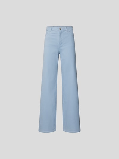 BAUM & PFERDGARTEN Wide Leg Jeans mit Brand-Detail Hellblau 2