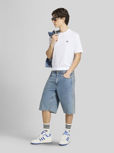 adidas Originals Regular Fit Jeansshorts aus reiner Baumwolle  Jeansblau 1