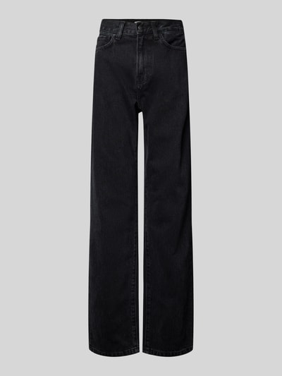 Carhartt Work In Progress Straight Fit High Waist Jeans Modell 'Noxon' Metallic Black 2