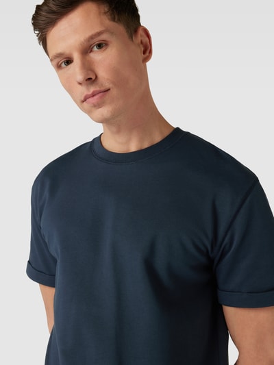 Windsor T-shirt met ronde hals, model 'Sevo' Marineblauw - 3