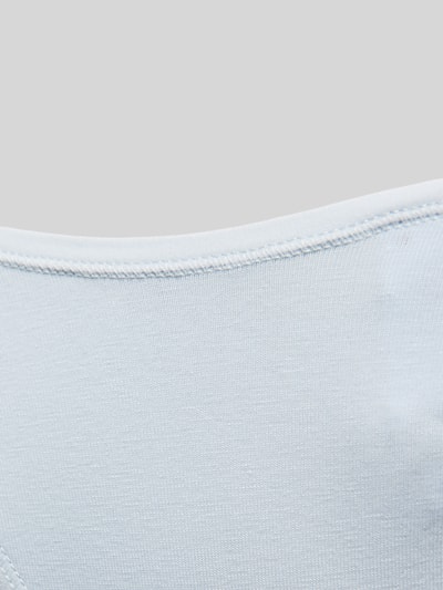 Calvin Klein Underwear Stringi z detalem z logo Jasnoniebieski 2