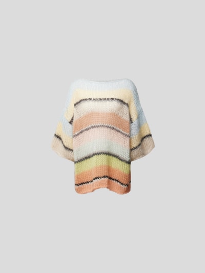 Maiami Strickkleid mit Streifenmuster Camel 2