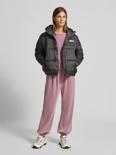 EA7 Emporio Armani Sweatshirt met contraststrepen Rosé - 1