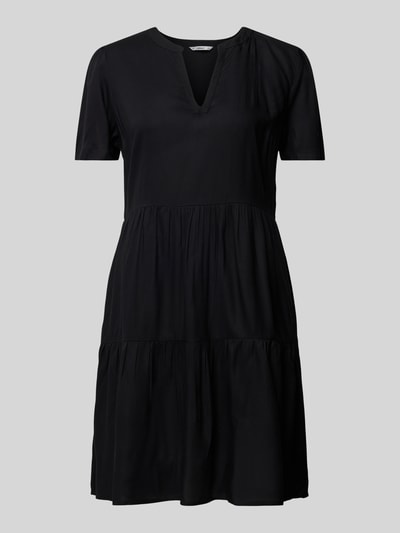 Only Mini-jurk van viscose met bloemenmotief, model 'ZALLY LIFE' Zwart - 2