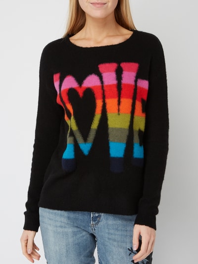 Princess Goes Hollywood Pullover met tekst Zwart - 4