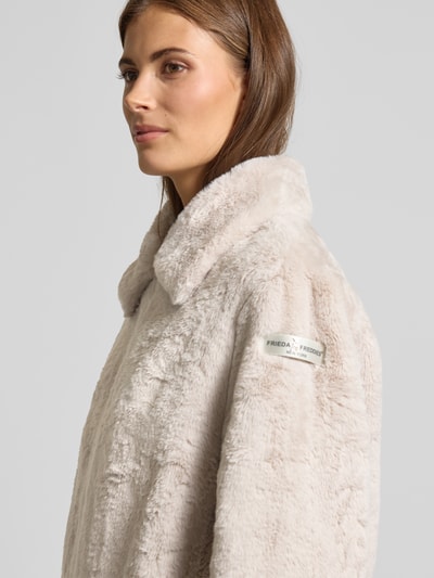 Frieda & Freddies Jacke aus Kunstfell Modell 'XAVI' Sand 3