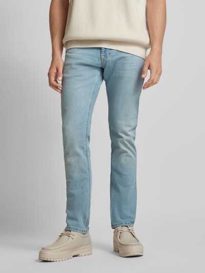 Tommy Jeans Slim fit jeans in 5-pocketmodel, model 'SCANTON' Lichtblauw - 4