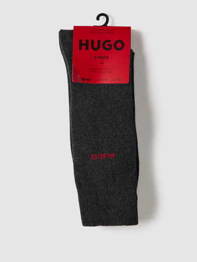 HUGO CLASSIFICATION Socken im 2er-Pack Dunkelgrau Melange 3