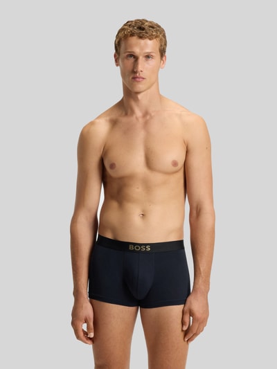 BOSS Trunks aus Stretch-Baumwolle im 3er-Pack Black 3