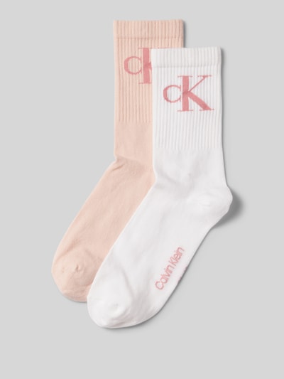 Calvin Klein Jeans Socken mit Label-Details im 2er-Pack Hellrosa 1