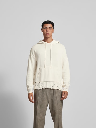 Marni Hoodie in Strick-Optik Offwhite 4