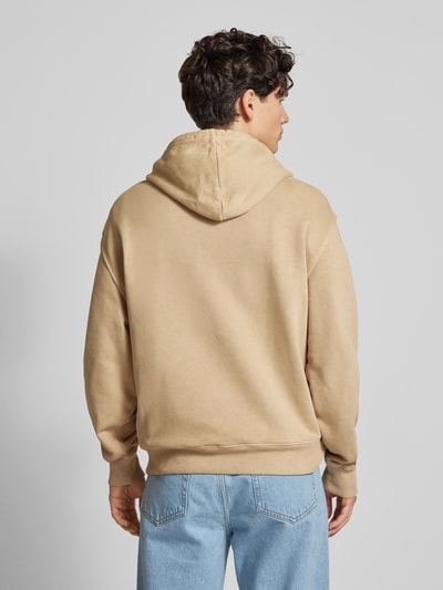 Tommy Jeans Hoodie met labelstitching Beige - 5