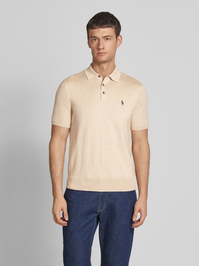 Polo Ralph Lauren Poloshirt met logostitching Beige - 4