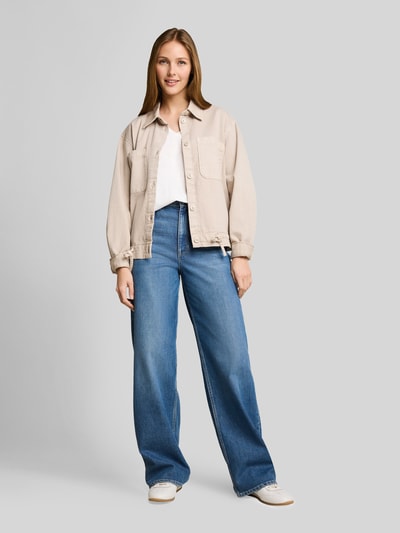 Tom Tailor Denim Regular Fit T-Shirt aus reiner Baumwolle Offwhite 1