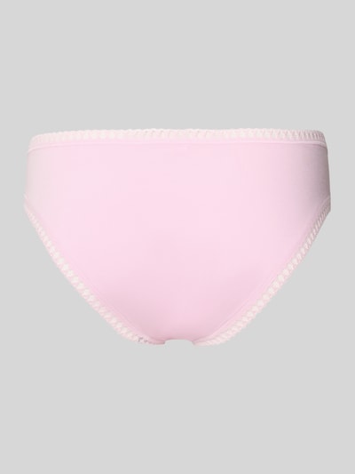 Sloggi Slip mit spitzen-Bordüre Modell 'Crush' im 3er-Pack Rosa 3