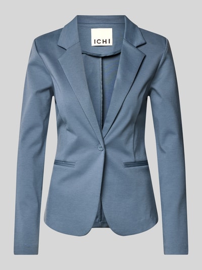 ICHI Blazer met reverskraag, model 'KATE' Rookblauw - 2