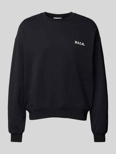 Balr. Sweatshirt mit Label-Stitching Modell 'GOTL' Black 2