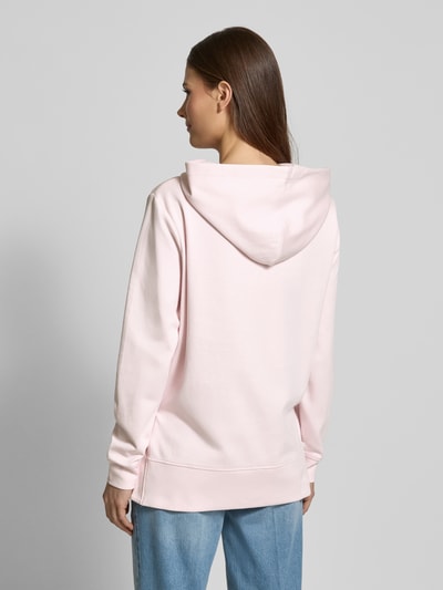 s.Oliver RED LABEL Relaxed Fit Hoodie aus Baumwoll-Mix mit breiten Kordeln Rosa 5