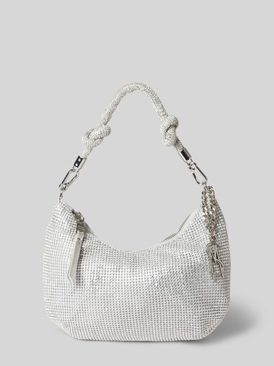 Steve Madden Hobo Bag mit Allover-Strasssteinbesatz Modell 'KAYA' Silber 2