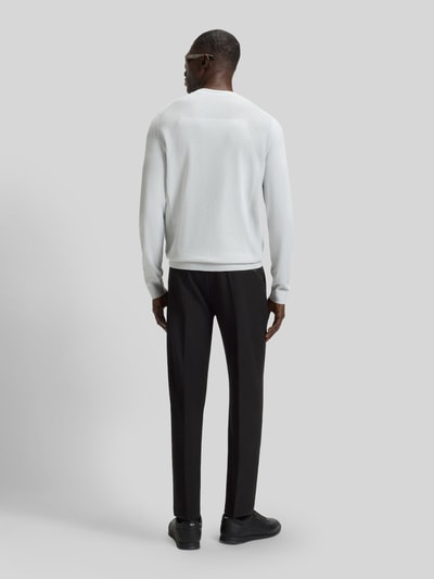 BOSS Green Taps toelopende plooibroek met half-elastische tailleband model 'CONVERT-PLEAT' Zwart - 5