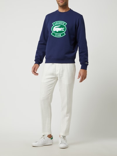 Lacoste Sweatshirt met logo Donkerblauw - 1